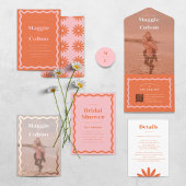 Daisy Wedding in einer Einladung