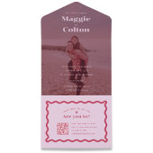 Daisy Wedding in einer Einladung