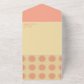 Daisy Wedding in einer Einladung (Außenbereich)