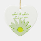 Daisy Wedding / Mutter der Braut Keramikornament (Hinten)