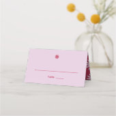 Daisy Wedding Platzkarte (Vorderseite)