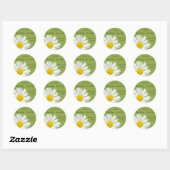 Daisy Wedding Save the Date Announcement Sticker (Blatt)