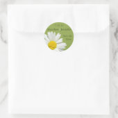 Daisy Wedding Save the Date Announcement Sticker (Tasche)