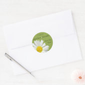 Daisy Wedding Save the Date Announcement Sticker (Umschlag)