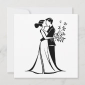 Daisy Wedding Save the Date Card (Rückseite)