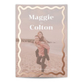 Daisy Wedding Save the Date Folieneinladung