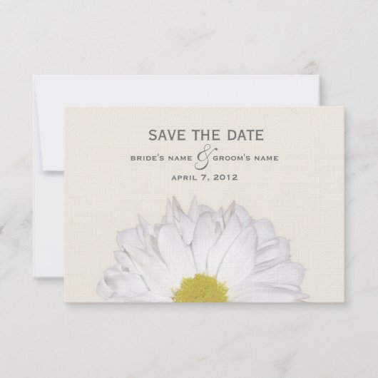 Daisy Wedding speichert das Datum Save The Date (Vorderseite)