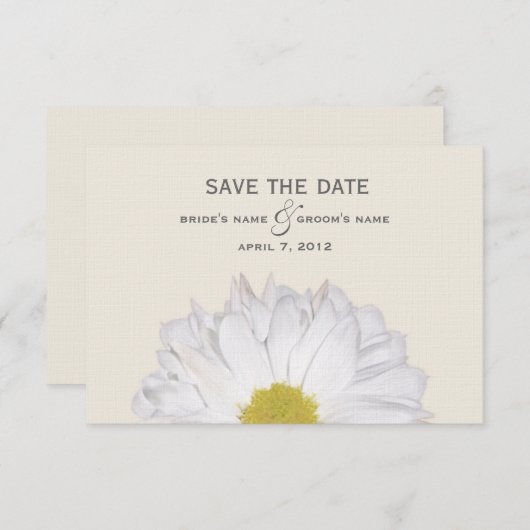 Daisy Wedding speichert das Datum Save The Date (Vorne/Hinten)