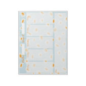 Daisy Weekly Desk Planner Notizblock (Rotiert)