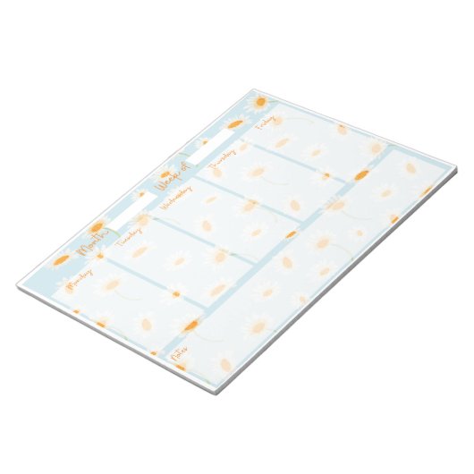 Daisy Weekly Desk Planner Notizblock (angewinkelt)