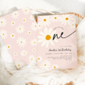Daisy Wild One 1. Geburtstag Einladung
