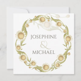 Daisy Wildblume Foto Ankündigung Datum freihalten