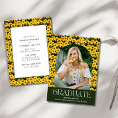 Daisy Wildblume Foto High School Abschluss Ankündigung