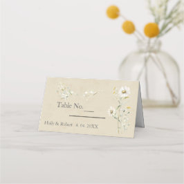Daisy Wildblume Wedding Platzkarte