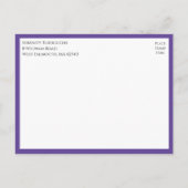 Daisy Wildblumen Brautparty Einladungspostkarte (Rückseite)