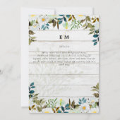 Daisy Wildblumen Greenerity Wedding (Rückseite)