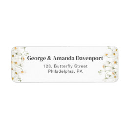 Daisy Wildblumen Rücksendeadresse