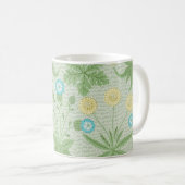 Daisy William Morris Floral gemustert Coffee Tasse (VorderseiteRechts)