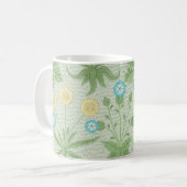 Daisy William Morris Floral gemustert Coffee Tasse (Vorderseite Links)