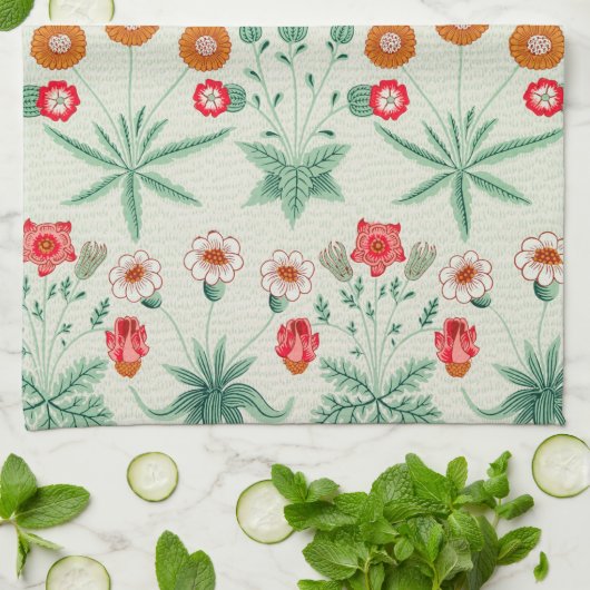 Daisy, William Morris Geschirrtuch (Gefaltet)