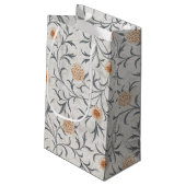 Daisy, William Morris kleine Geschenktasche Geschenktüte (Rückseite Schrägansicht)