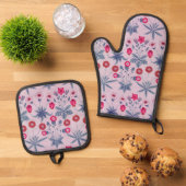 Daisy, William Morris Ofenhandschuh & Topflappen-Set (Oben Unten)
