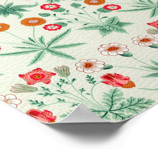 Daisy, William Morris Poster (Ecke)