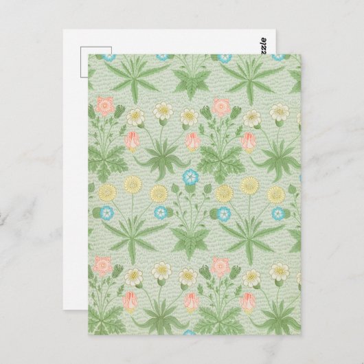 Daisy, William Morris Postkarte (Vorne/Hinten)