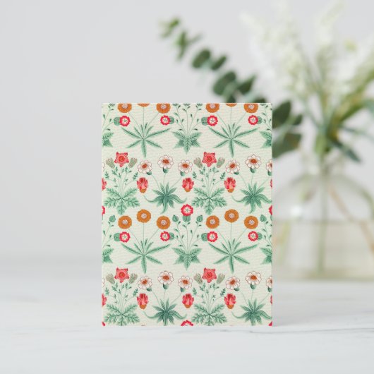 Daisy, William Morris Postkarte (Stehend Vorderseite)