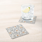 Daisy, William Morris Rechteckiger Pappuntersetzer (Vor Ort)