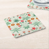 Daisy, William Morris Rechteckiger Pappuntersetzer (angewinkelt)