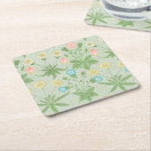 Daisy, William Morris Rechteckiger Pappuntersetzer (angewinkelt)