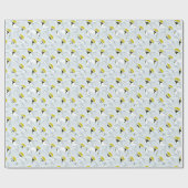 Daisy Wrapping Paper Daisy Blume Gift Paper Geschenkpapier (Flach)