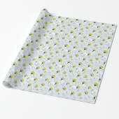 Daisy Wrapping Paper Daisy Blume Gift Paper Geschenkpapier (Ungerollt)