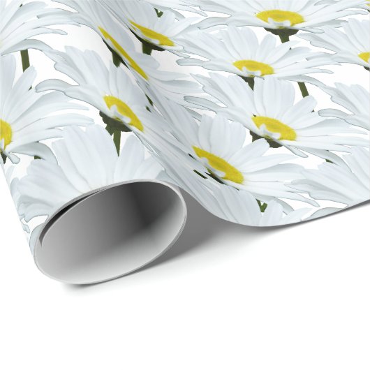 Daisy Wrapping Paper Daisy Blume Gift Paper Geschenkpapier (Rolleneckpunkt)