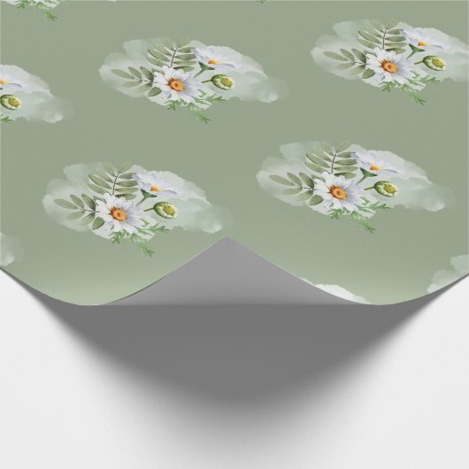 Daisy Wrapping Paper Geschenkpapier (Ecke)