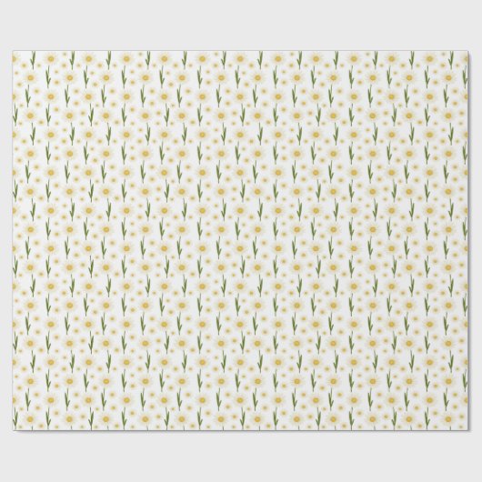 Daisy Wrapping Paper Geschenkpapier (Flach)
