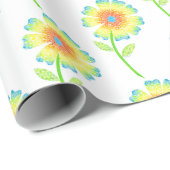 Daisy Wrapping Paper Geschenkpapier (Rolleneckpunkt)