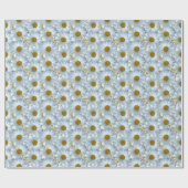 Daisy Wrapping Paper Personalisiert Gift Paper Geschenkpapier (Flach)