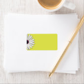 Daisy Yellow Address Labels Adressaufkleber (Insitu)