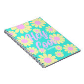 Daisy Yellow Aquamarin Notizblock (Rechte Seite)