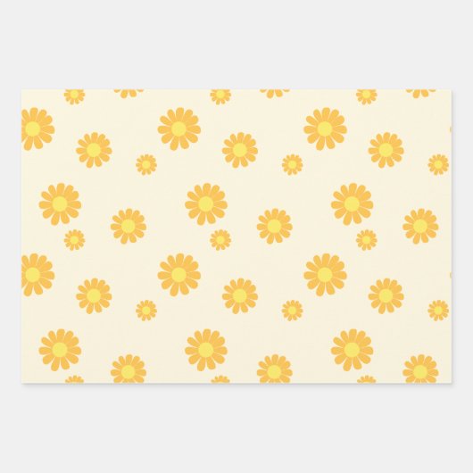 Daisy Yellow Geschenkpapier Set (Vorderseite 3)