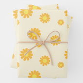Daisy Yellow Geschenkpapier Set (Beispiel)