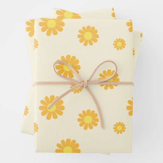 Daisy Yellow Geschenkpapier Set (Beispiel)