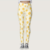 Daisy Yellow Leggings (Vorderseite)