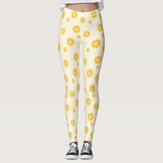 Daisy Yellow Leggings (Vorderseite)