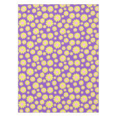 Daisy Yellow Lila Tischdecke (Vorderseite)