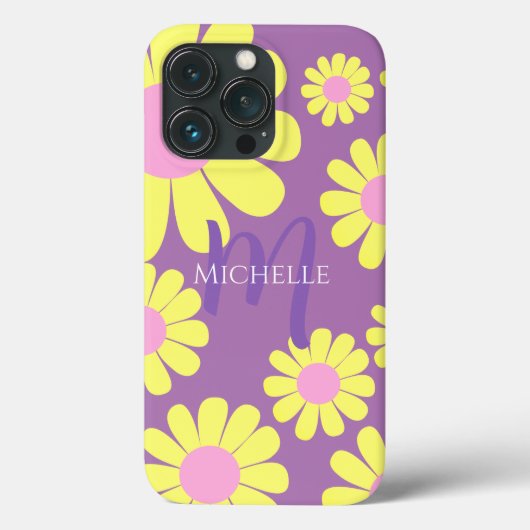 Daisy Yellow Lilac Case-Mate iPhone Hülle (Rückseite)