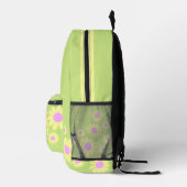 Daisy Yellow Limon Bedruckter Rucksack (Rechts)