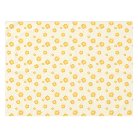 Daisy Yellow Tischdecke (Vorderseite (Horizontal))